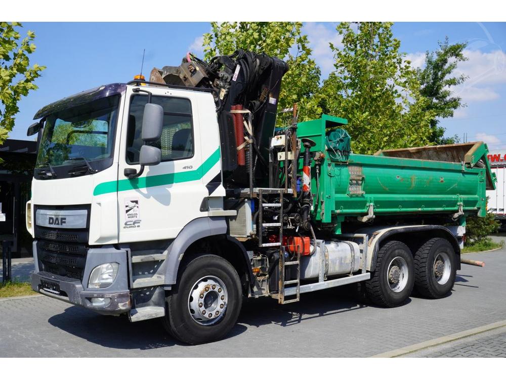 Prodm DAF CF 410 FAT 64 tipper / Crane