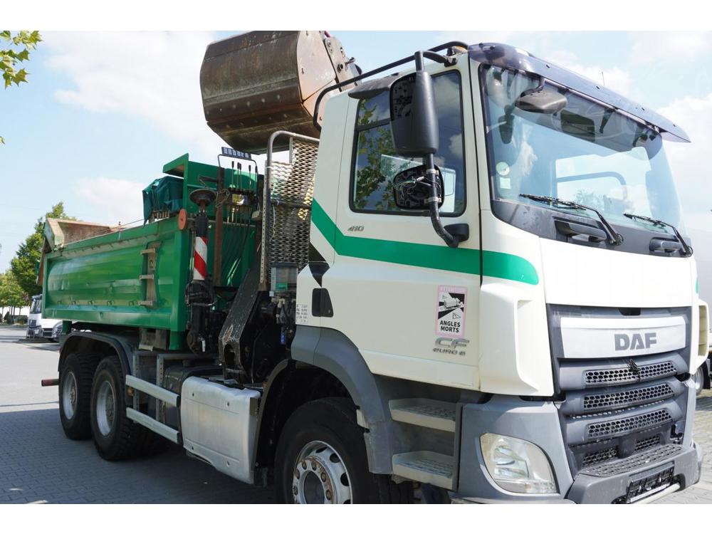 DAF CF 410 FAT 64 tipper / Crane