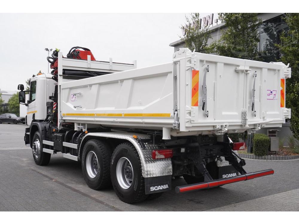 Scania  P400 64 tipper / Crane HIAB