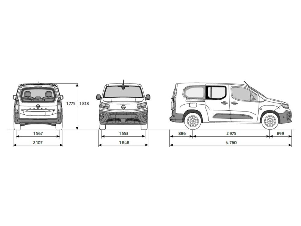 Opel Combo Elegance Plus L2 1,5 CDT MAN6