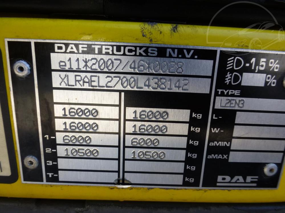 DAF LF 250,16 t,20 pal,span,elo