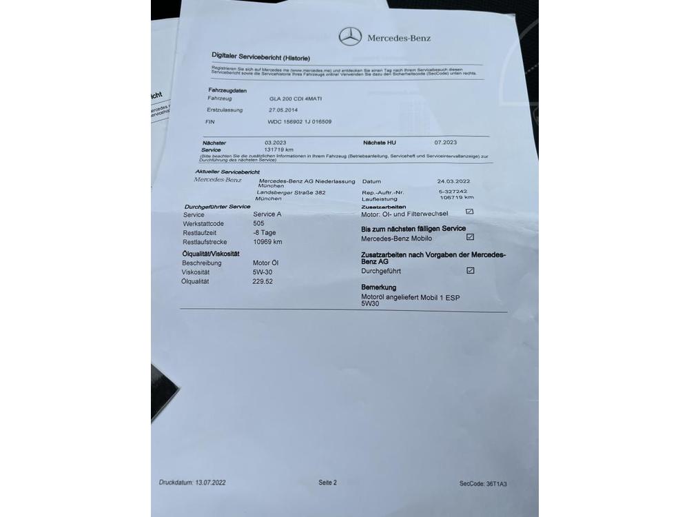 Mercedes-Benz GLA 200d 4Matic Urban-ODPOET DPH