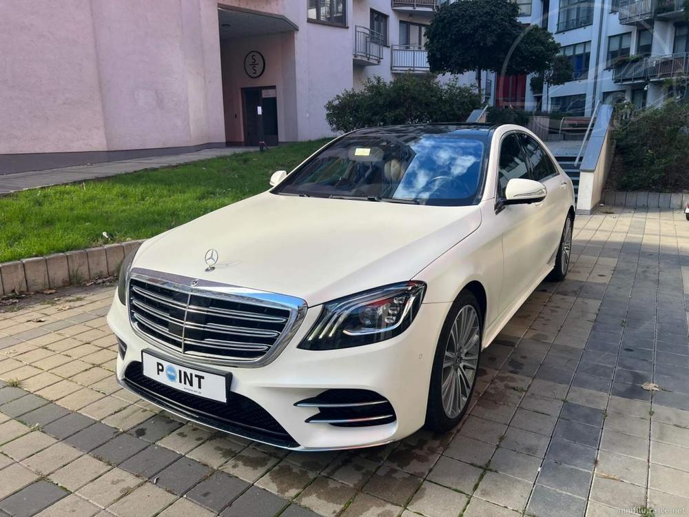 Mercedes-Benz S 400 d 4M White matt AMG Designo