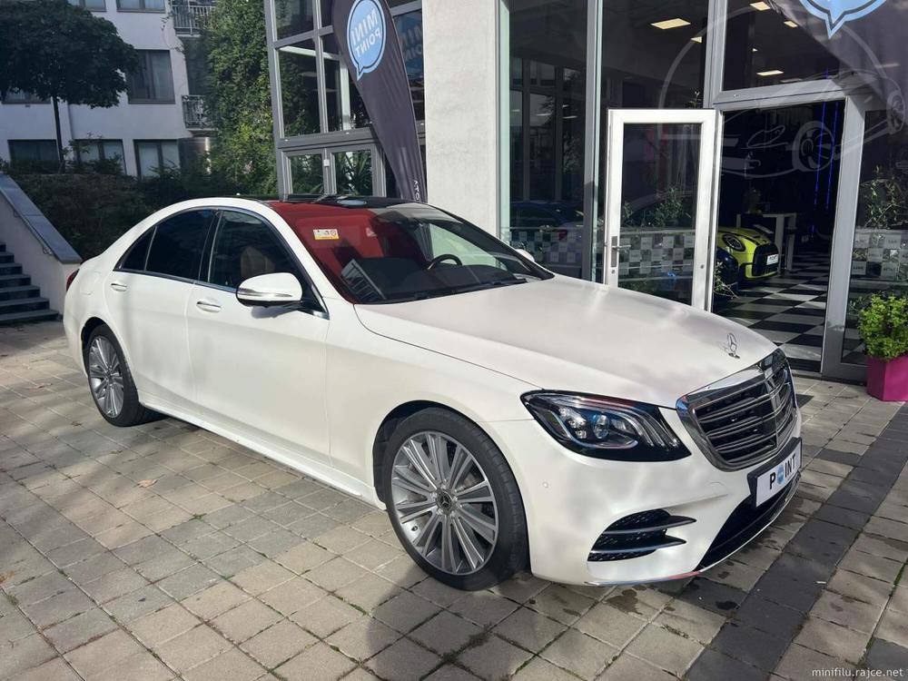 Mercedes-Benz S 400 d 4M White matt AMG Designo