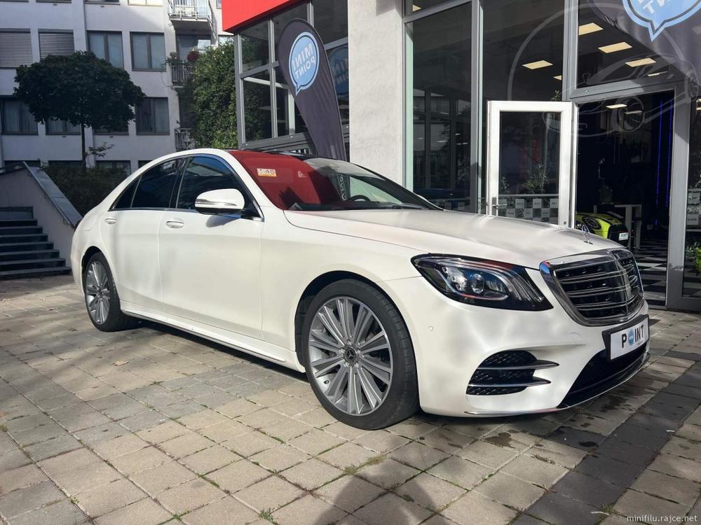 Mercedes-Benz S 400 d 4M White matt AMG Designo