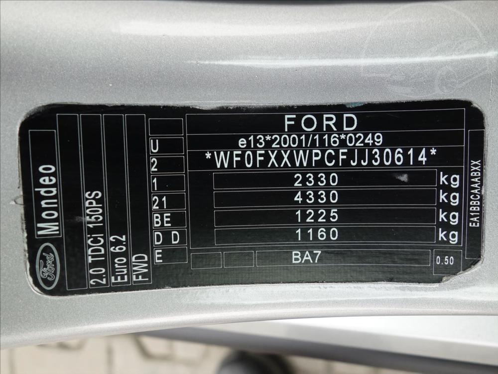 Ford Mondeo 2,0 TDCi 110kW TITANIUM