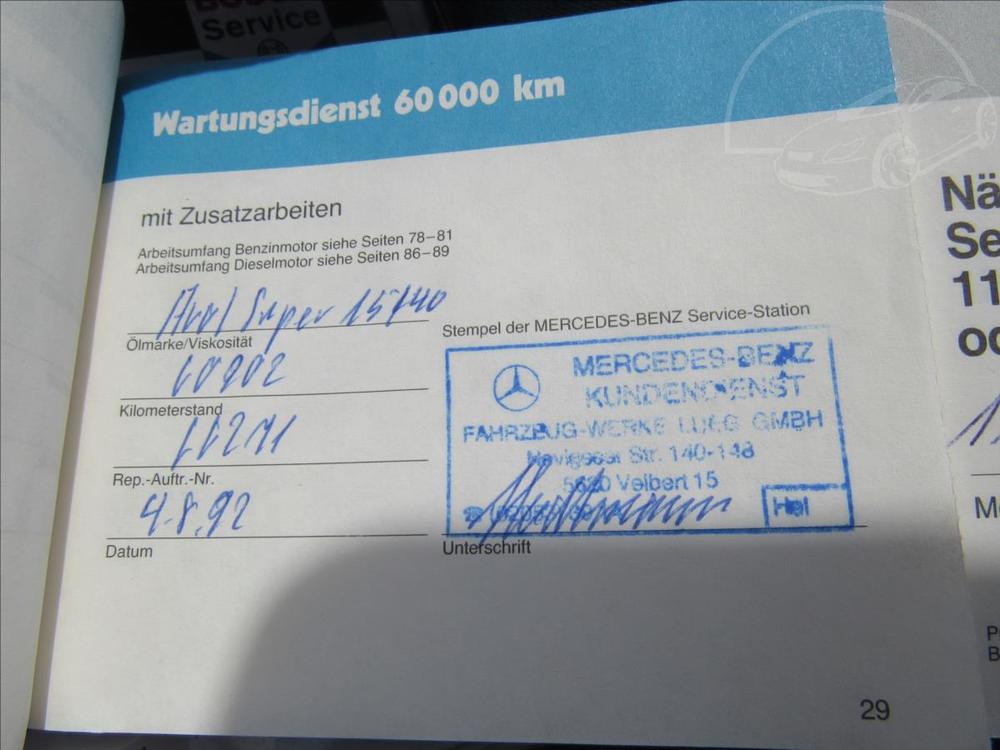Mercedes-Benz 124 2,0 77kW Automat Sedan