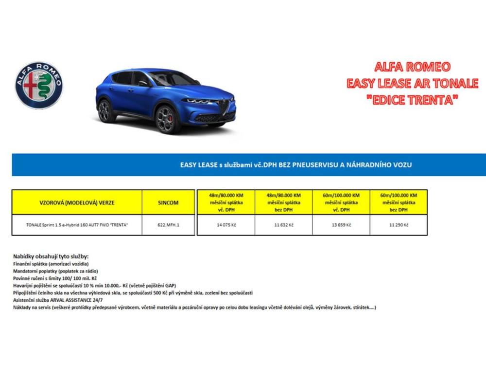 Alfa Romeo  1.5 T e-Hybrid 160k AT edice T