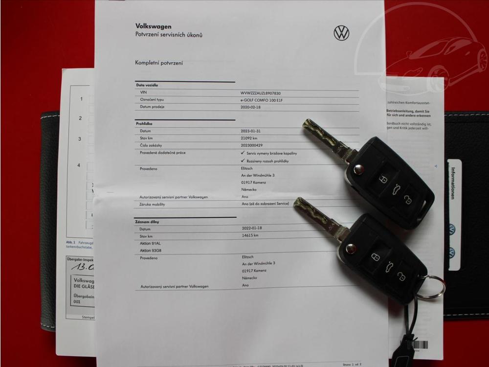 Volkswagen e-Golf 100kW Comfortline 1.maj  A/T C