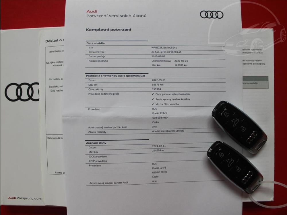 Audi A7 3,0 50 TDi Quattro B&O R 1.ma