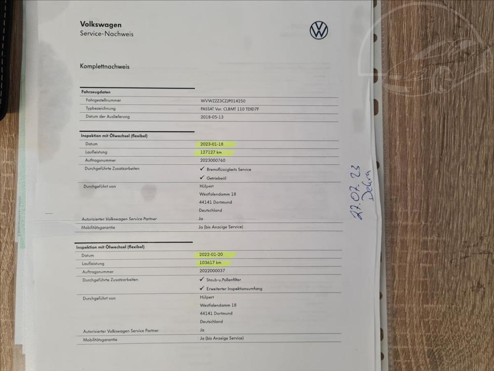 Volkswagen Passat 2.0TDi*1.MAJ*GARANCE KM!